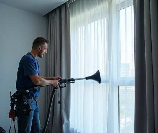 Professional curtain stain removal process equipment Matty Curtain Cleaning homebush-nsw