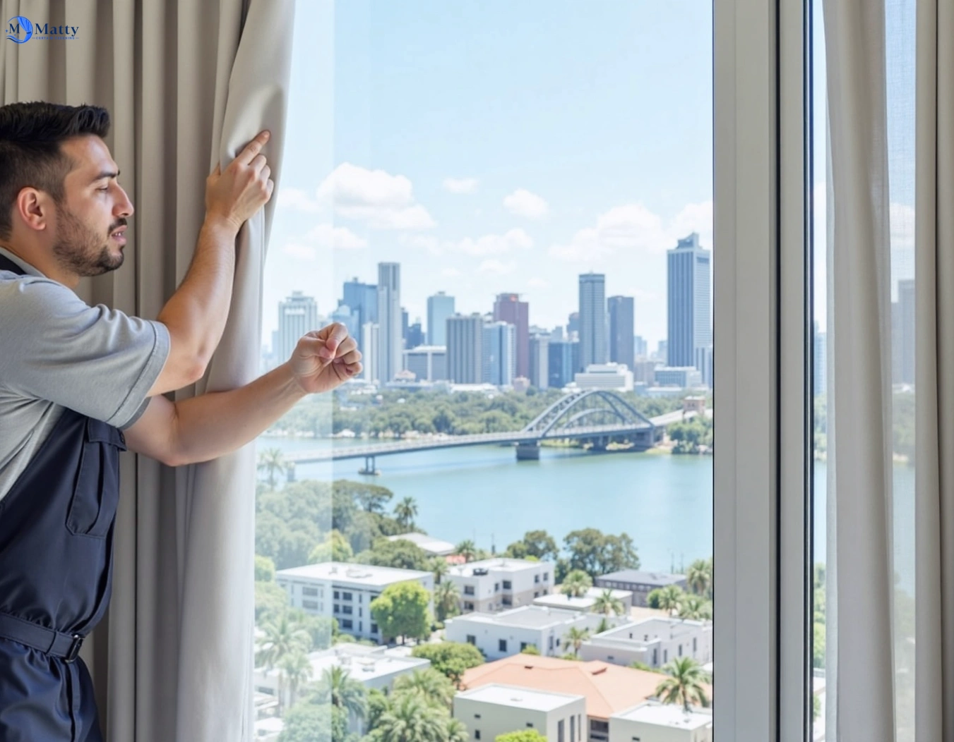 Professional curtain steam cleaning service homebush-nsw QLD by Matty Curtain Cleaning